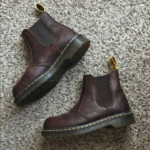 Dr. Martens Brown Ankle Boots